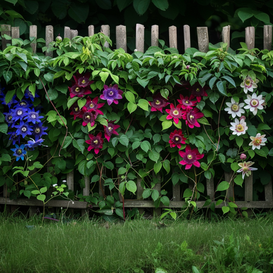 Out Of Category Garden Plants Passionsblomma - Set Om 6 - Passiflora Hybridum - Höjd 25-40Cm - ⌀9Cm